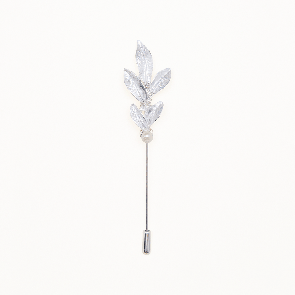 Boutonniere Hoja & Perla