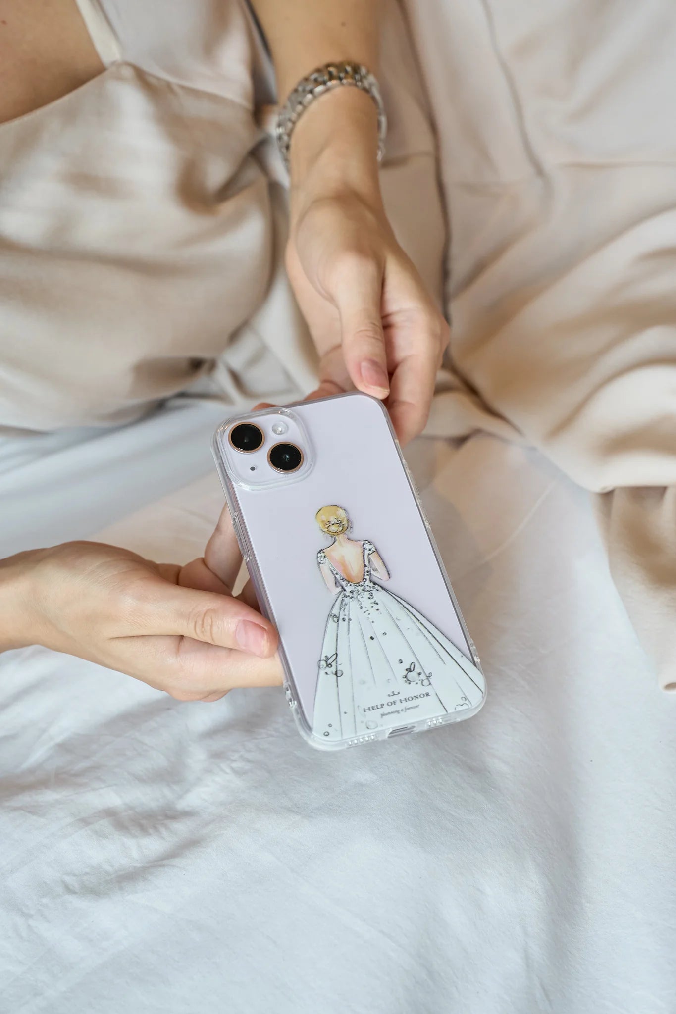 Help Of Honor - iPhone Case Blonde Bride