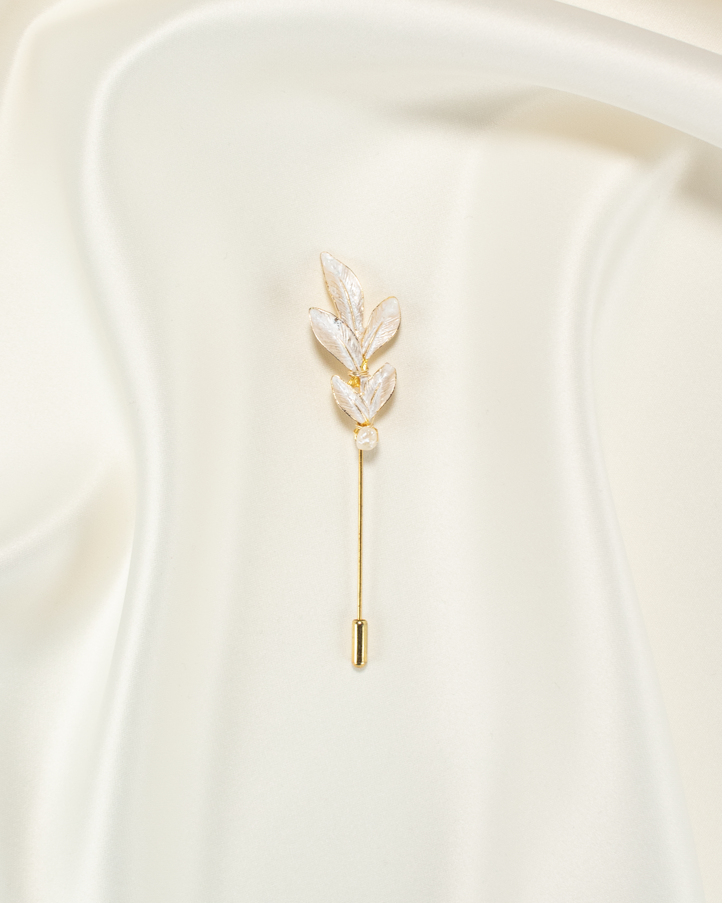 Boutonniere Hoja & Perla