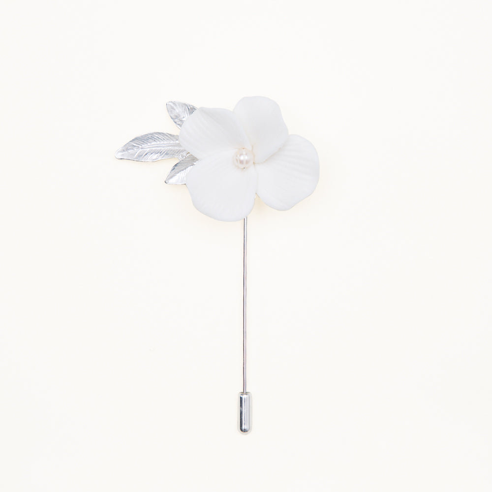 Boutonniere Hoja & Flor