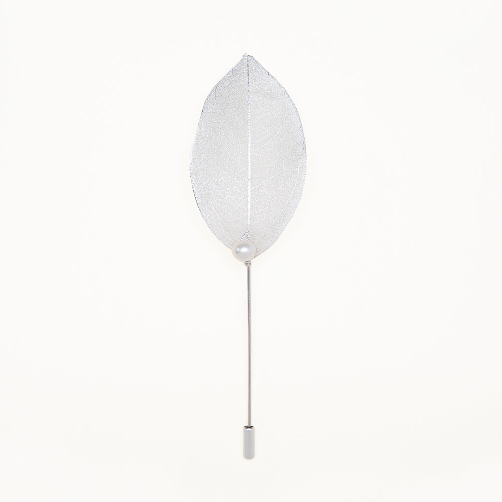 Boutonniere Hoja Plata