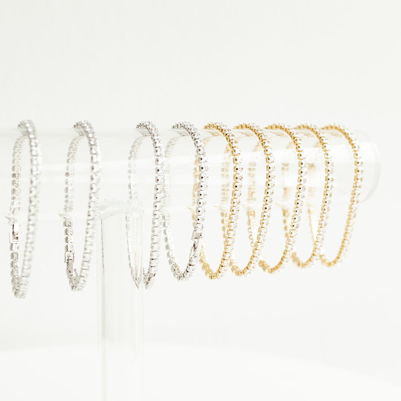 Pulsera Moissanitas Plata